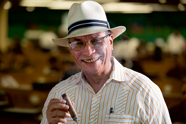 Eladio Diaz, Master Blender at Davidoff Cigars