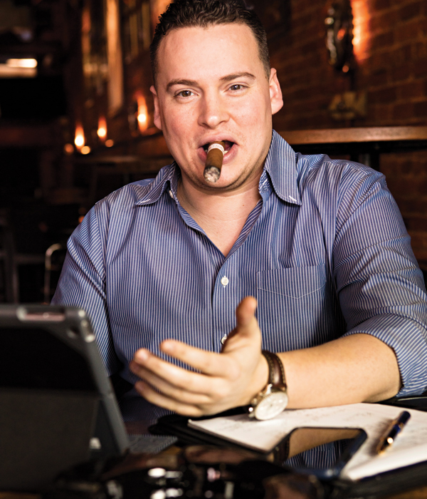Jarrid Trudeau, Vice President of Sales of Kristoff Cigars