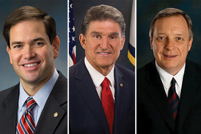 Rubio, Manchin, Durbin