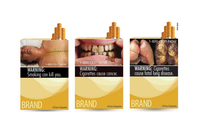 FDA Graphic Cigarette Warning Labels