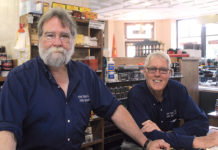 Matt Borders (left) has worked with Mike Fisher (right) at The Briar & The Burley for more than 30 years.