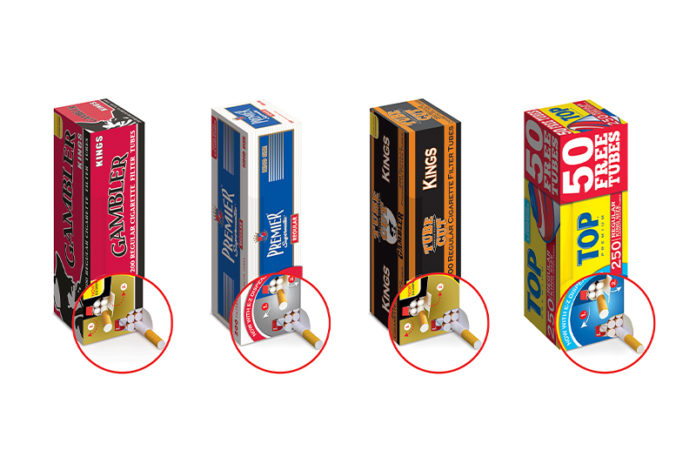 Republic Tobacco Introduces New E-Z Dispenser Cigarette Filter Tube Cartons