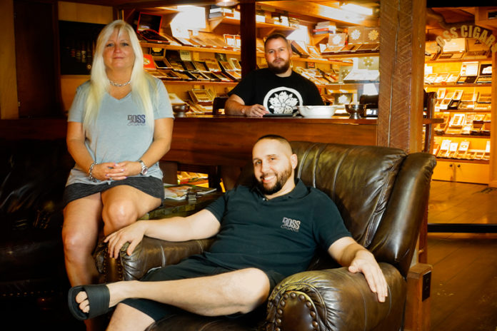 Boss Cigars | Ann Strickland, Gabriel Hutcheson and Corinto “Cory” Talanca