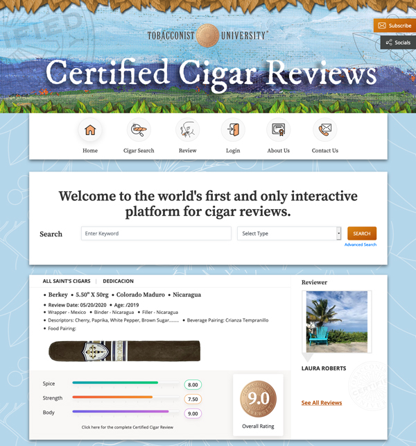 Tobacconist University | Certified Cigar Reviews