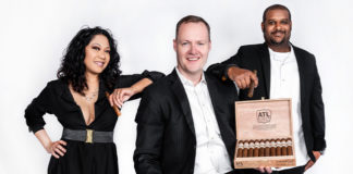 ATL Cigar Company | From left to right: Janelle Lamar, Peter Gross, and Leroy Lamar III