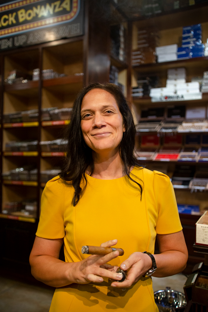 Sarah Santos, President of Cigars International | Photo by Merideth Eldow