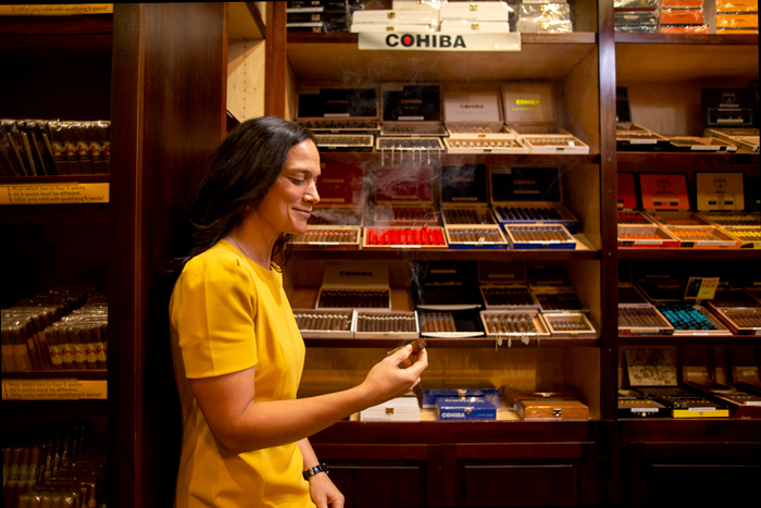 Sarah Santos, President of Cigars International | Photo by Merideth Eldow