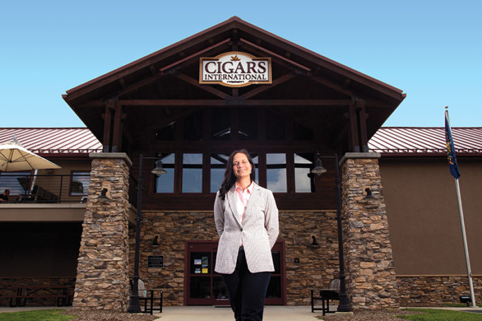 Sarah Santos, President of Cigars International | Photo by Merideth Eldow