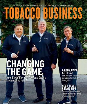 Tobacco Business Magazine | March/April 2022 | Blend Bar with Davidoff Cigars